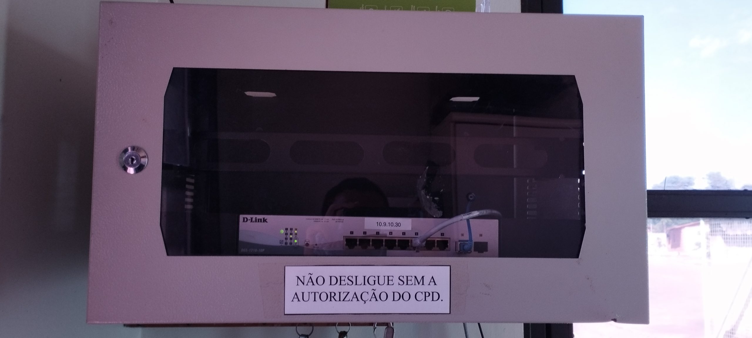 Link de Fibra Óptica na Academia